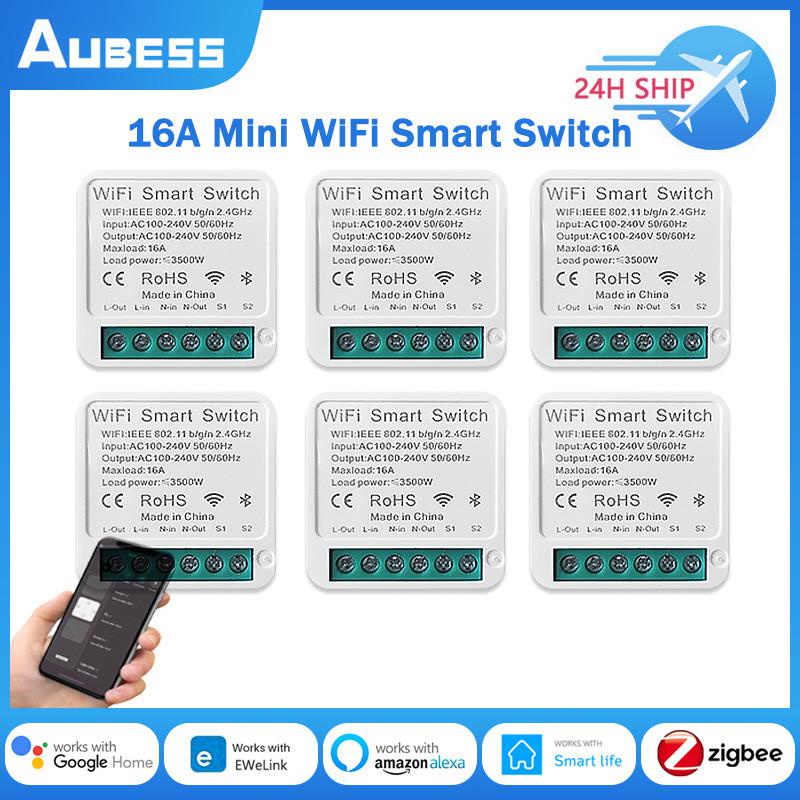 eWeLink 16A Mini WiFi Smart Switch 2-way Control DIY Light Smart ...