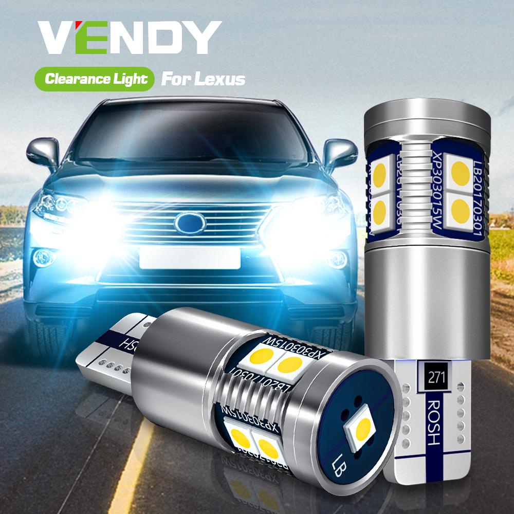 2x LED Parking Light Canbus W5W T10 For Lexus ES300 ES330 ES350 GS300