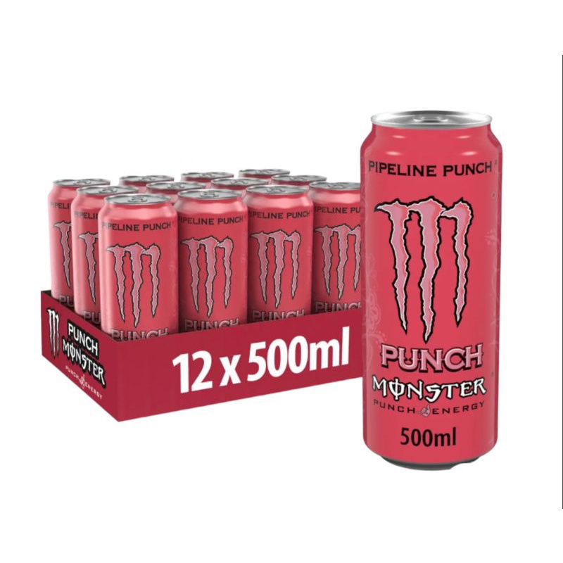 Monster Pipeline Punch Energy Drink 500ml x 12 Cans | Shopee Philippines