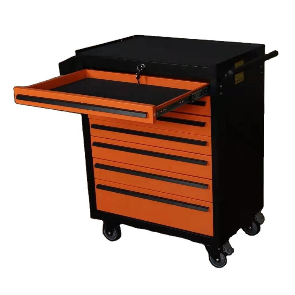 Outlet Knock down heavy duty 7 drawer tool box trolley tool