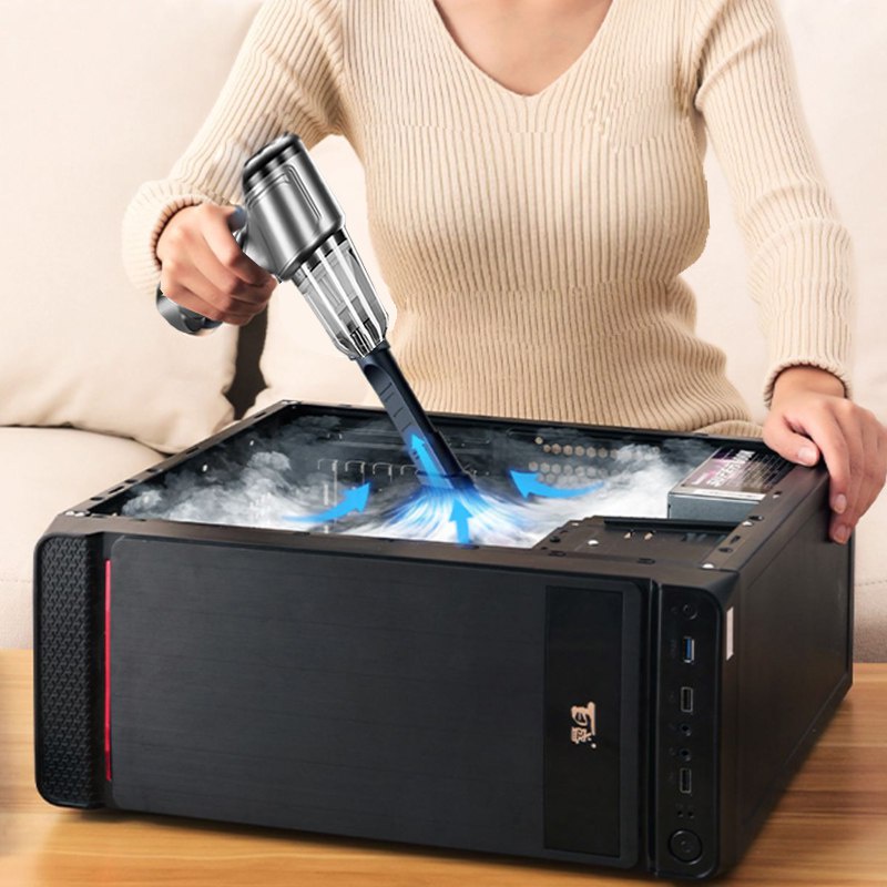 Air Blower For PC Computer Cleaning Air Duster Suction Electric ...