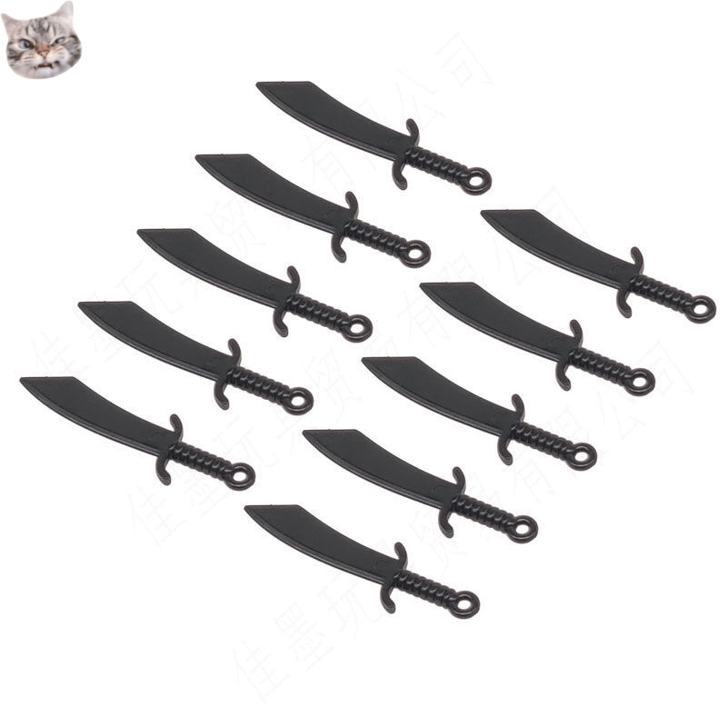 Wwiii Military Building Block Minifigure Handheld Big Knife Weapon