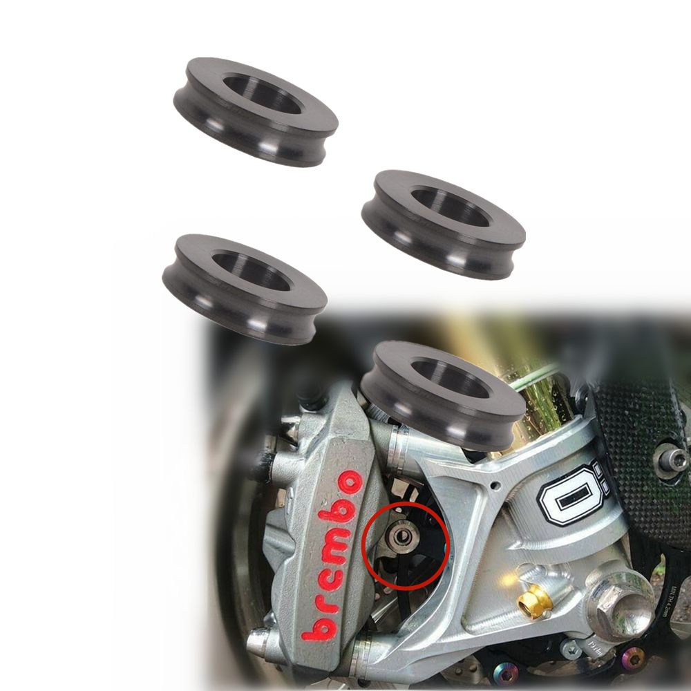 Motorcycle Titanium Front Brake Caliper Spacers Kit For Ducati