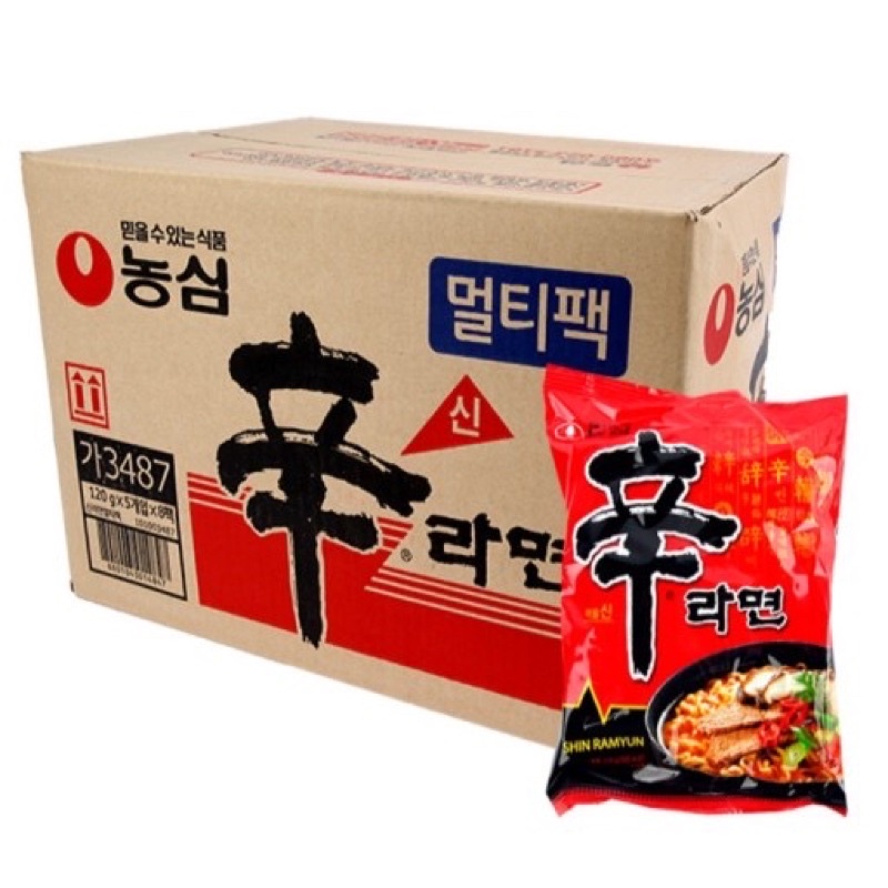 POP MART] Nongshim Shin Ramyun 1box (30/40packs) | Shopee Philippines