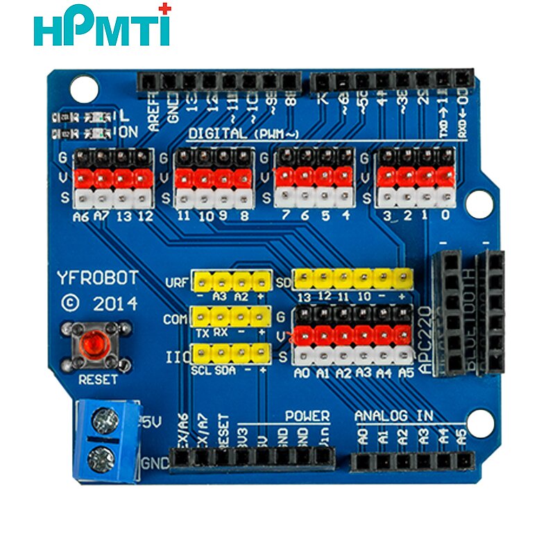 V5 Sensor Shield Expansion Board Shield For Arduino UNO R3 V5.0