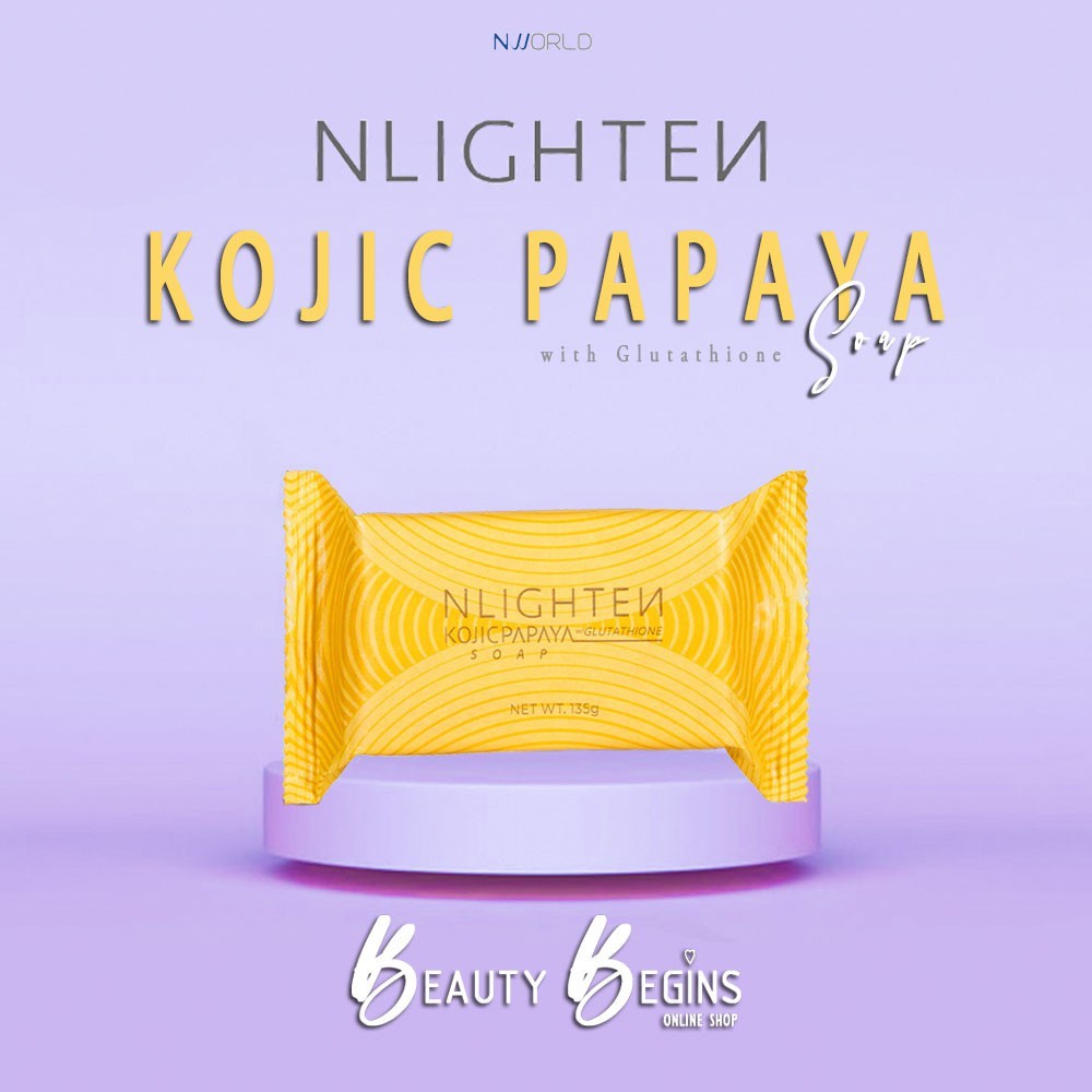 NWORLD NLIGHTEN KOJIC PAPAYA WITH GLUTATHIONE SOAP ( ) | Shopee Philippines