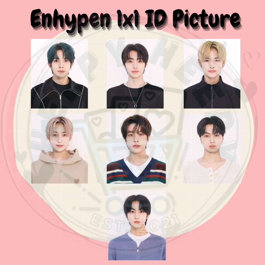 ┇Enhypen 1x1 ID Pictures 70pcs (Unofficial) | Shopee Philippines