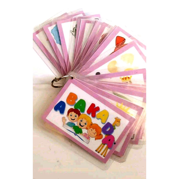 Abakada Flashcard Laminated Makapal | Shopee Philippines