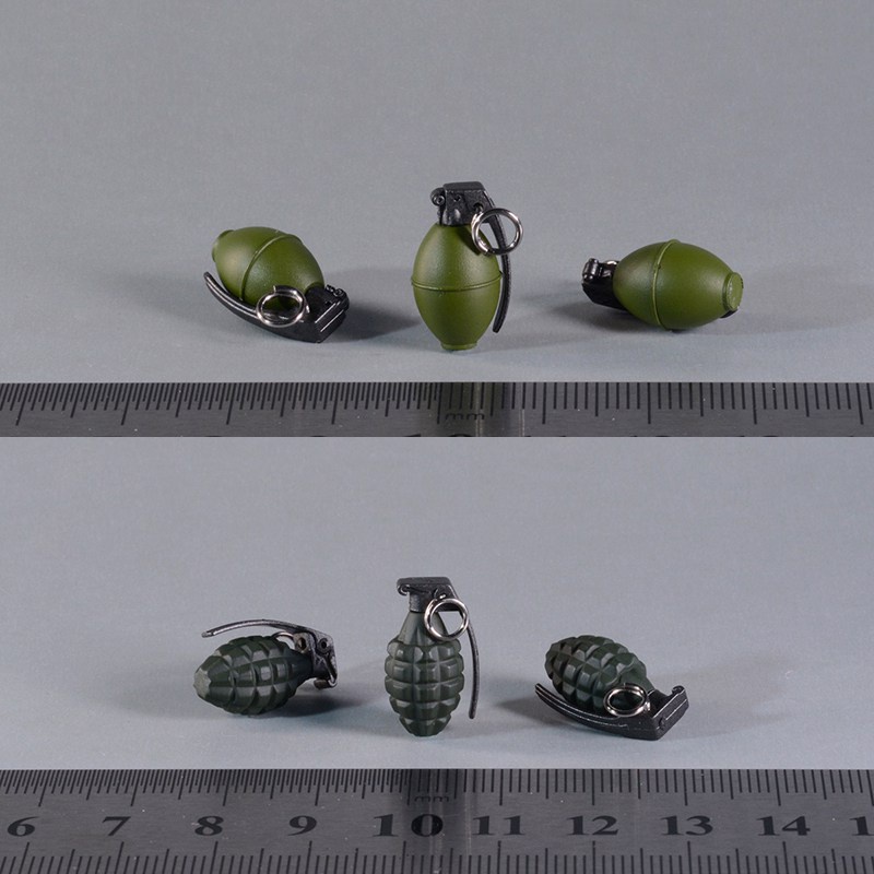 1/6 Scale WWII Series Soldier Weapon Scene Accessories Grenade Smoke