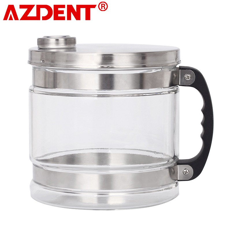 AZDENT 4L Water Purified Glass Bottle Jar for Water Distiller Purifier