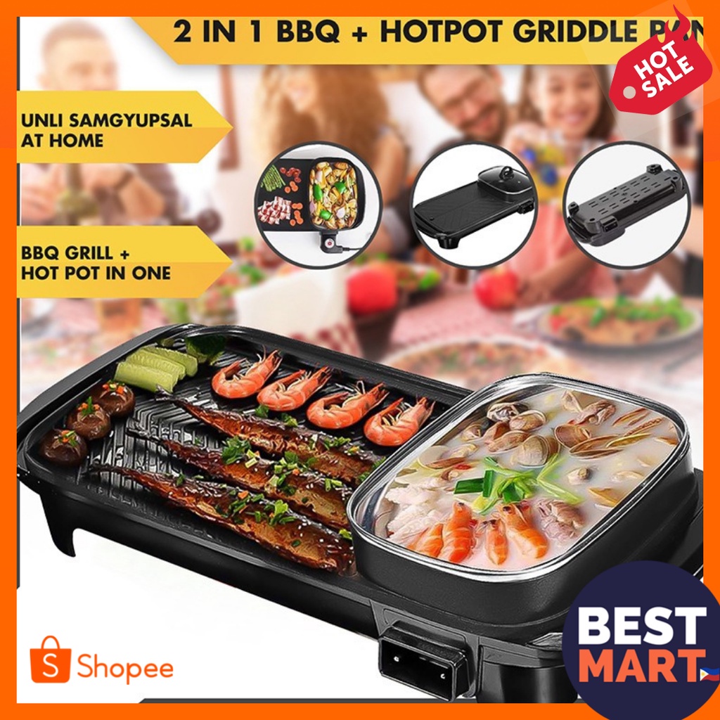 TheBestMart 2 in 1 Korean Samgyupsal High Quality Electric