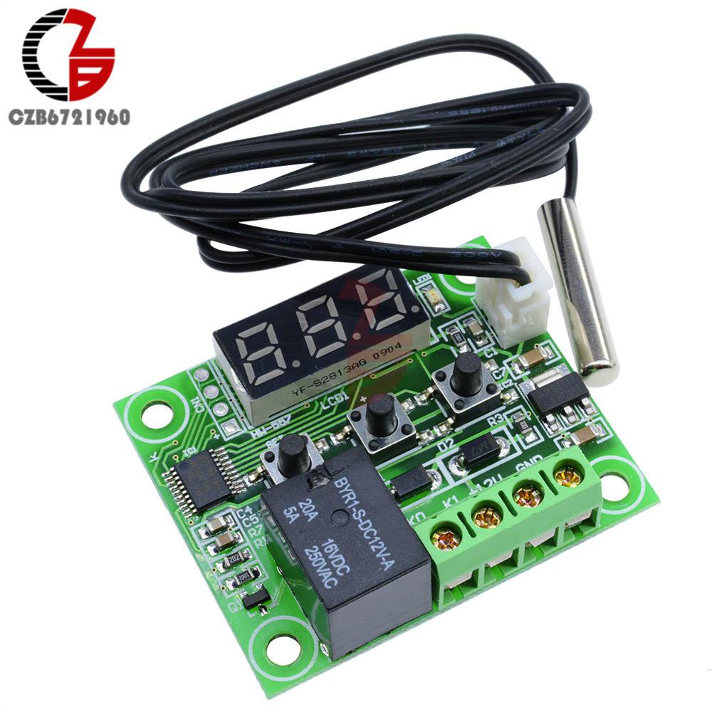 ★W1209 Smart Digital Thermostat Thermometer 5V 12V Indoor Outdoor