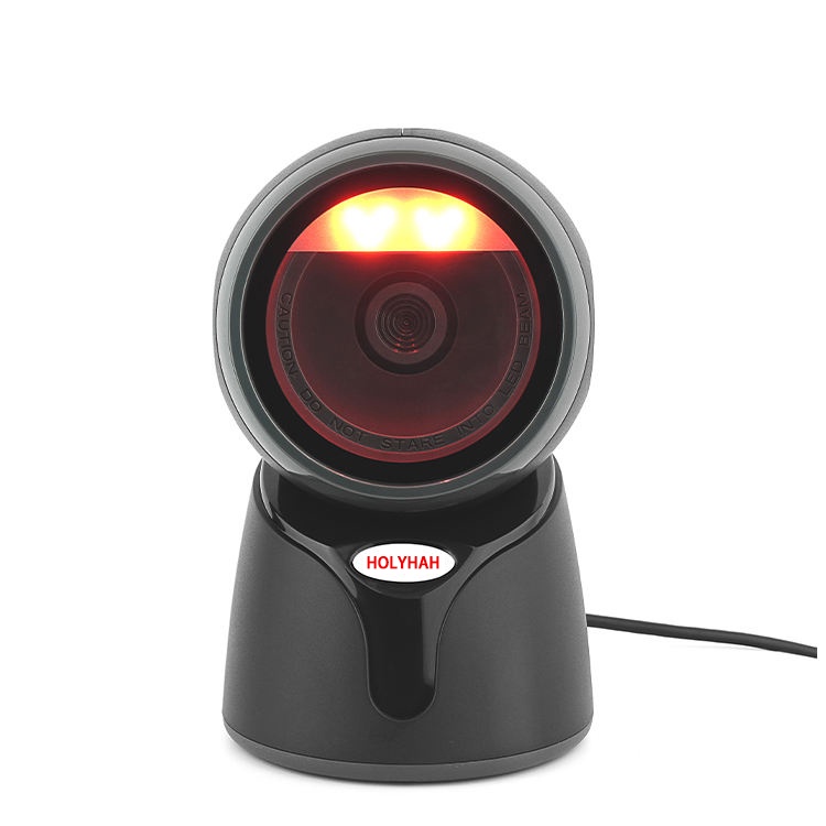 HOLYHAH hands-free desktop scanner Omnidirectional 2d pdf417 barcode ...