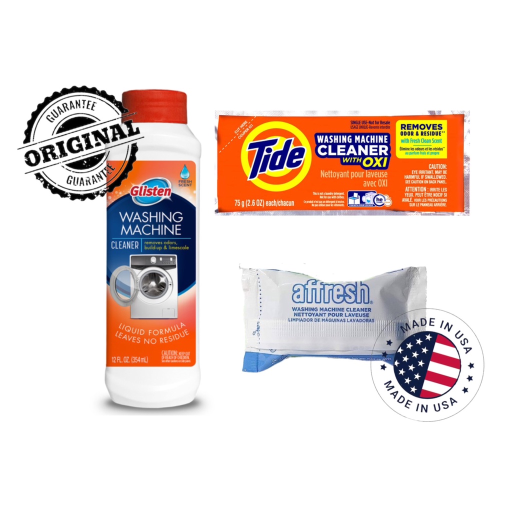 Tide Glisten Affresh washing machine cleaner one pc sachet Shopee