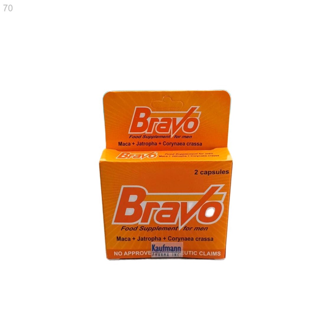 Bravo Bravo Food Supplement for Men ( Sold for 2 capsules) Shopee