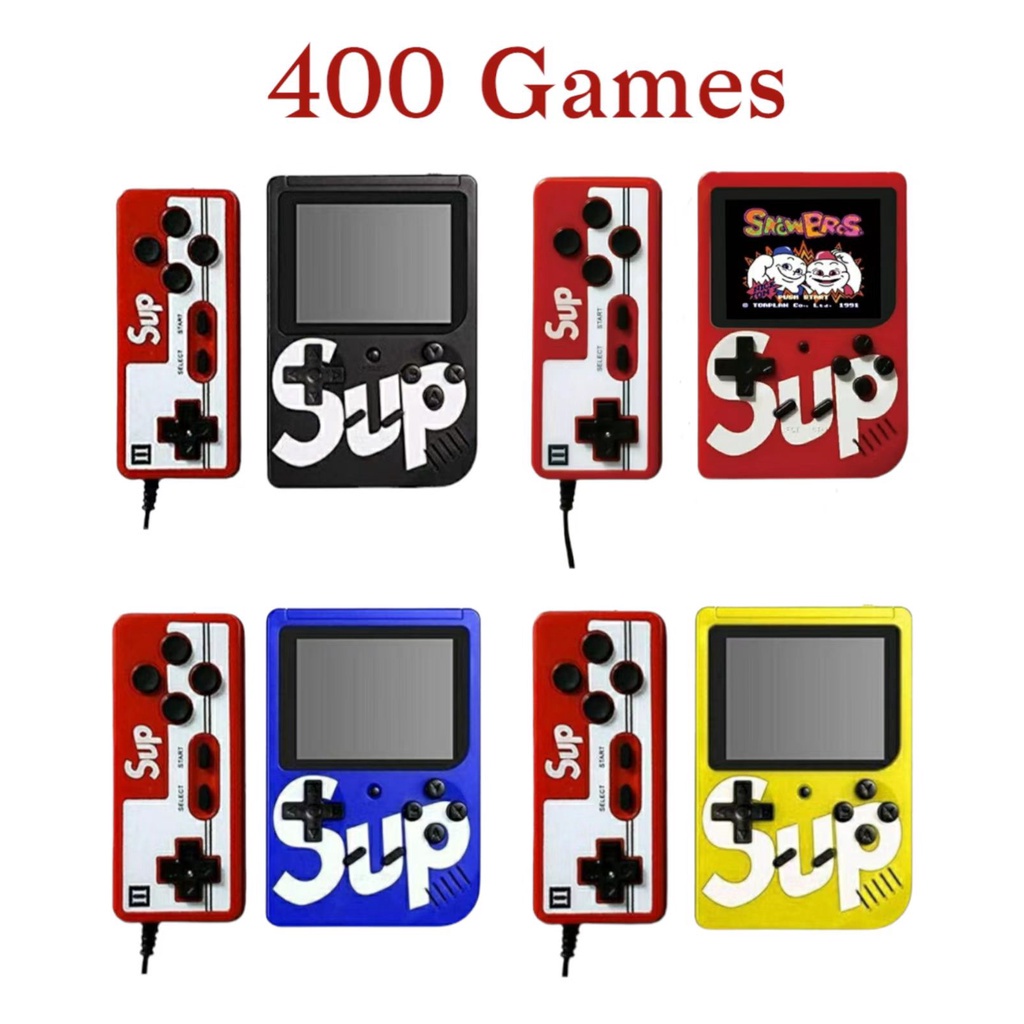Shop Portable Game Boy Super Mario Gaming Funny Games 400 In 1 Gameboy 2  Player Rss_400 Sup Game Console Emulator Retro Tv Mini Gaming Anak Gamepad  复古游戏机 online - Nov 2023
