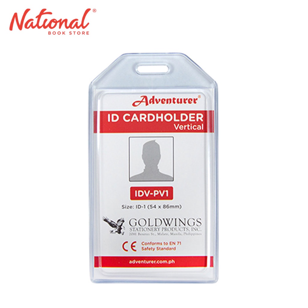 Adventurer ID Jacket Vertical Unbreakable 54x86mm IDVPV1 School & Office Supplies Shopee
