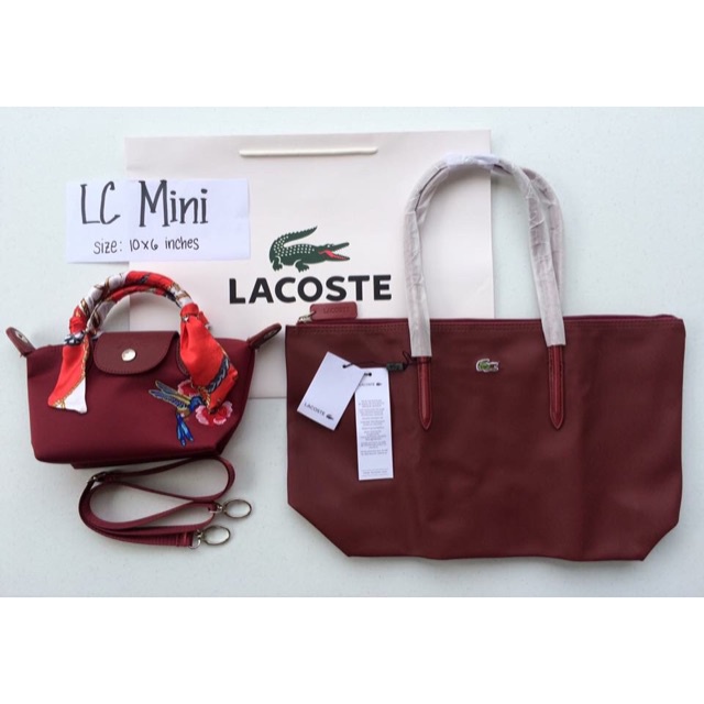 Lacoste authentic bag best sale