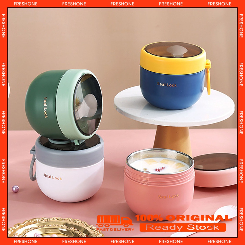 FreShone- 600ml 4 Colors Lunch Cup for Office Food Grade Insulated Soup ...