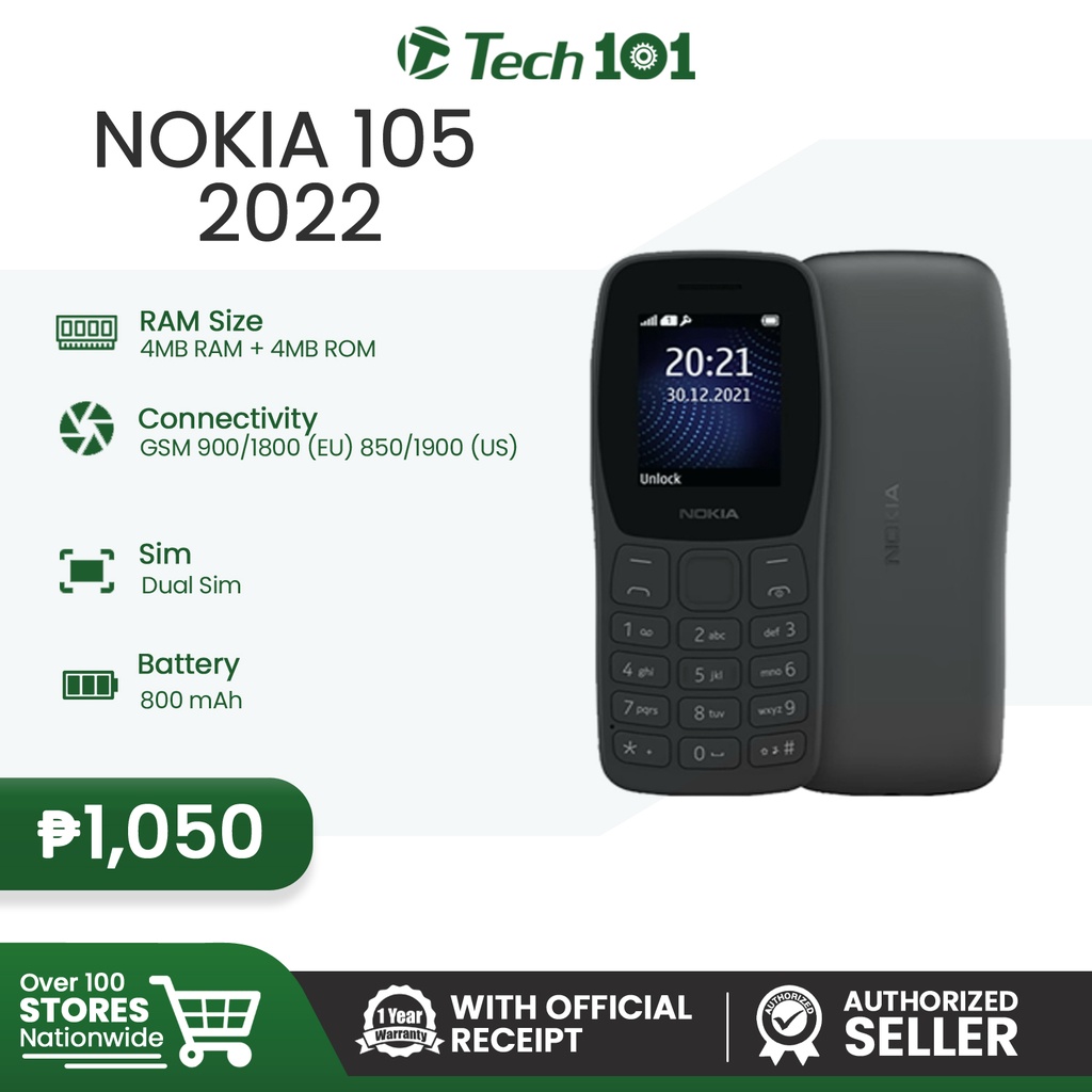 Nokia 105 2022 - Tech101