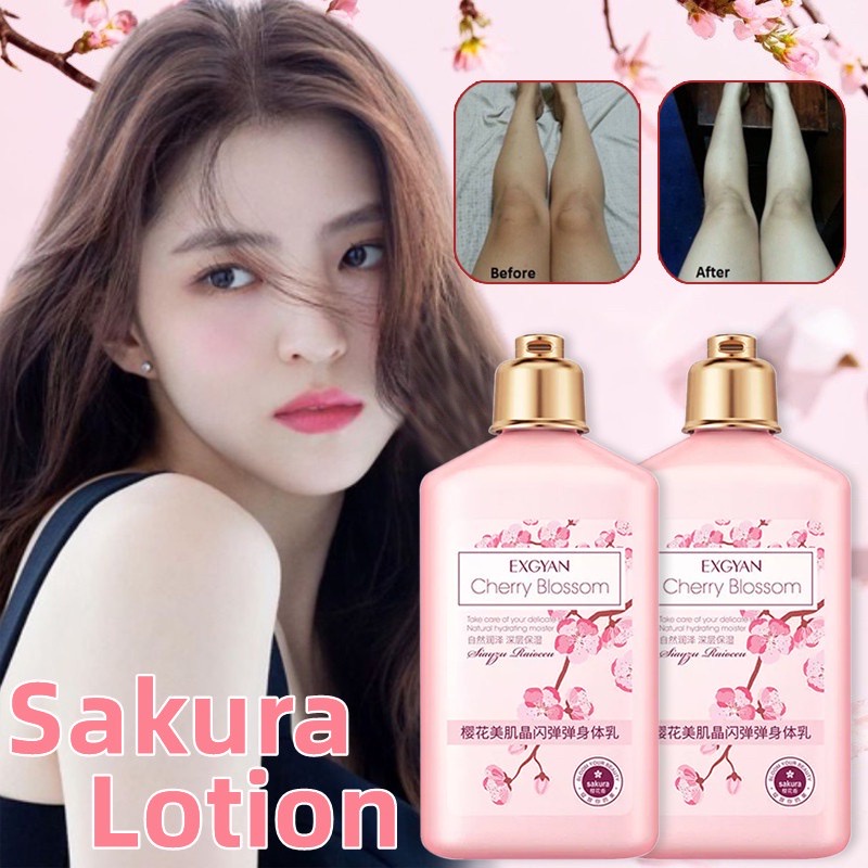 Set OF 2 Whitening Body Lotion Japanese Perfume Cherry Blossom
