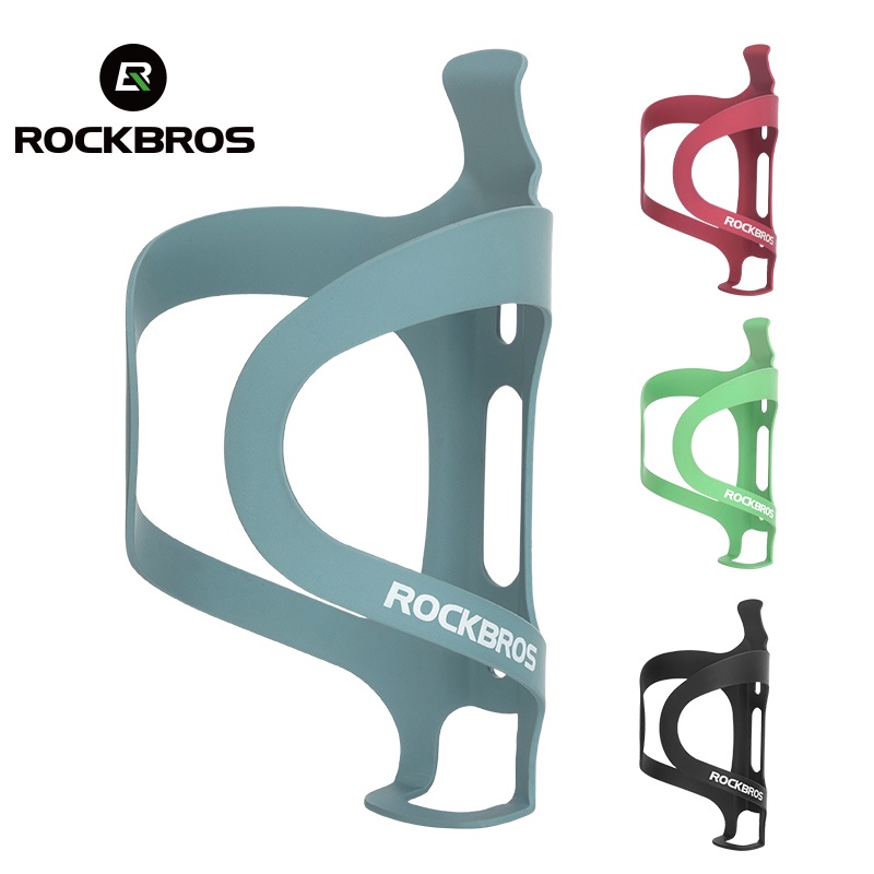 ROCKBROS Aluminum Alloy Bottle Cage Ultralight High Elastic MTB Water Bottle Holder Smooth