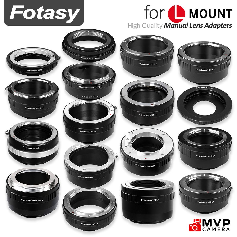 Leica T/L LL CL SL SL2 FOTASY Manual Adapter for Vintage lenses to ...