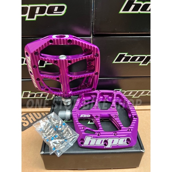 Hope F20 Pedal Mtb Purple Pedals Purple Pedal Hope F20 Hope Union
