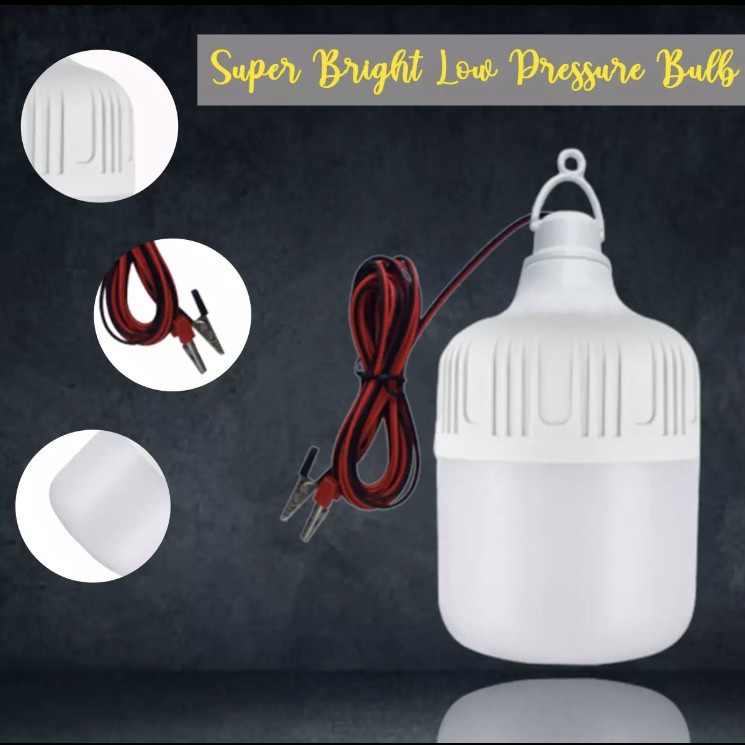 LED Bulb 12V Low Pressure Wire Light Bulb Car Motor Battery 20 / 15 / 9 ...