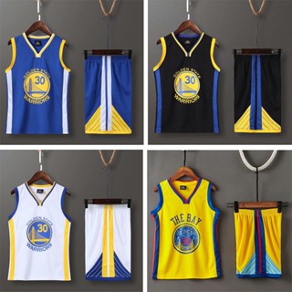 COD】 Kids Basketball Jersey Uniform Golden State Warriors Jersey