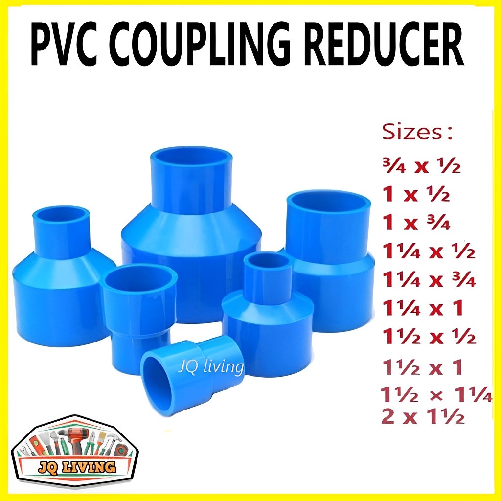 PVC Blue Coupling Reducer Fittings Or Reducer Socket For Water Lines ...