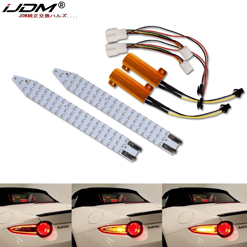 iJDM for Mazda MX-5 MK4 ND 2016 2017 2018 2019 2020 2021 Full LED Amber ...