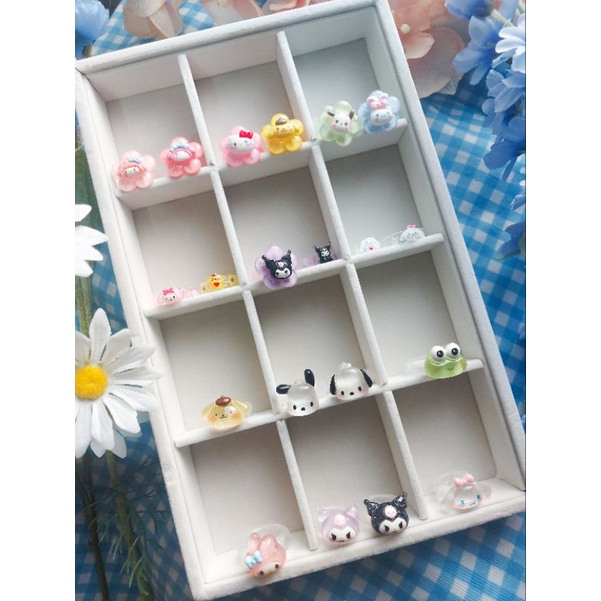 Sanrio rings (sanrioinspired fan made merch) Shopee Philippines