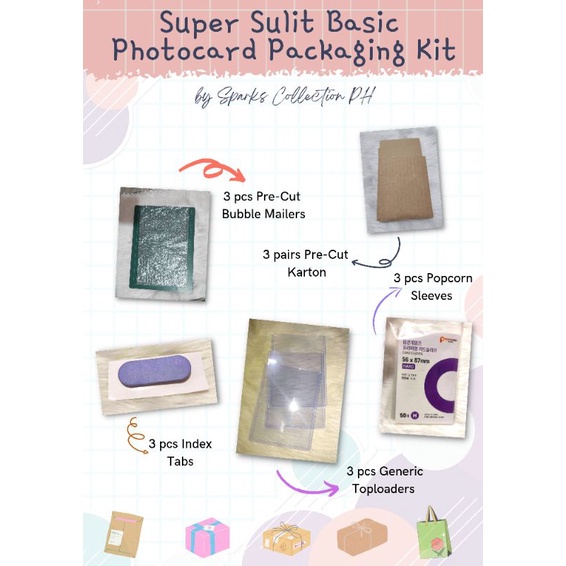 ☂SPARKS COLLECTION PH Super Sulit Basic Photocard Packaging Kit ...
