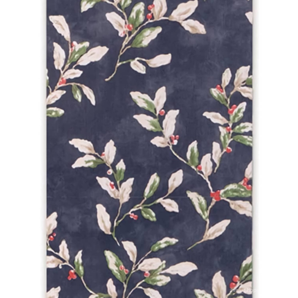 Vintage Botanical Leaf Self Adhesive Contact Paper Leaves Peel and