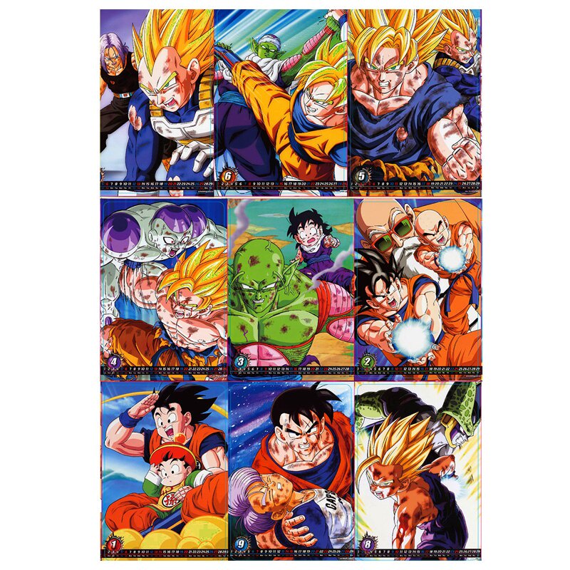 9azf 9pcsset Dragon Ball Z Gt Super Saiyan Heroes Battle Card Ultra Instinct Goku Vegeta Game 