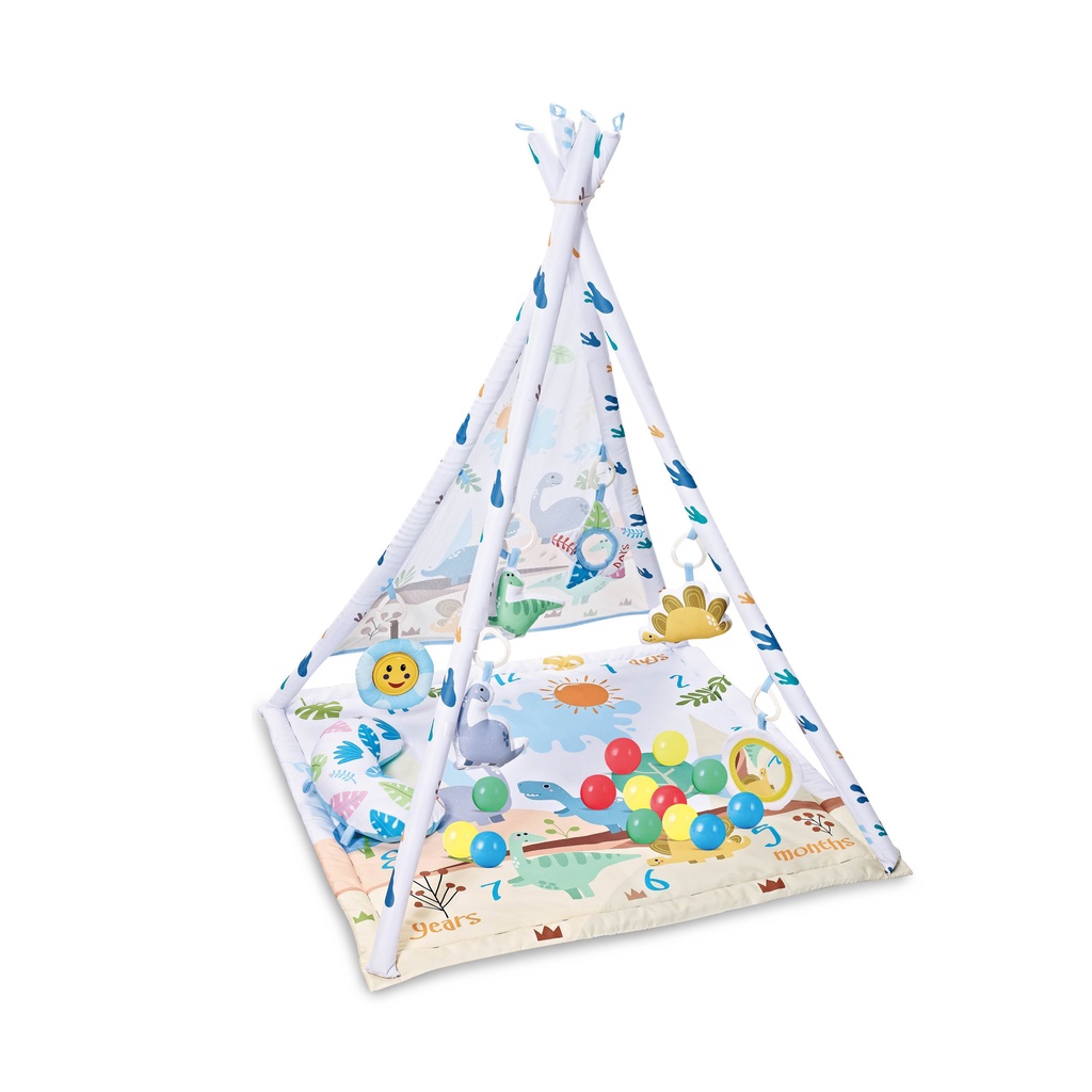 Musical play mat toy safe baby tent playhouse with ocean balls HN932804 ...