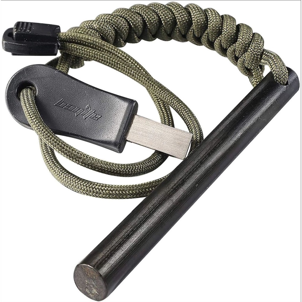 Ferrocerium Survival 4 Inch Drilled Flint Fire Starter, Ferro Rod Kit ...