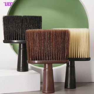 BarberTop Wood Handle Hairdressing Soft Hair Cleaning Brush Retro Neck  Duster Broken Remove Comb Hair Styling Salon Tools