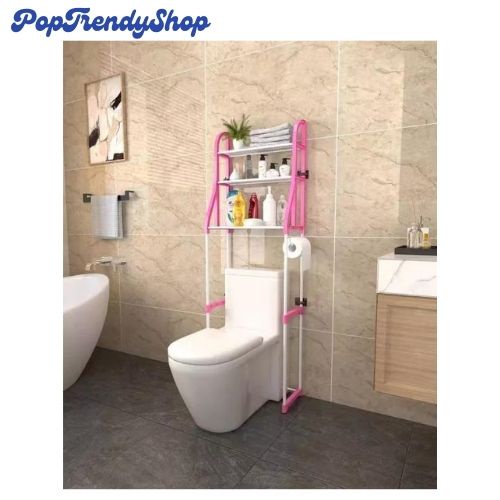 ☁♦High Quality Organizing Storage Bathroom Rack Plastic 3 Tier Utility