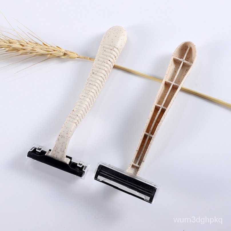 Eco Friendly Biodegradable Wheat Straw Disposable Safty Shaving Razor Shopee Philippines