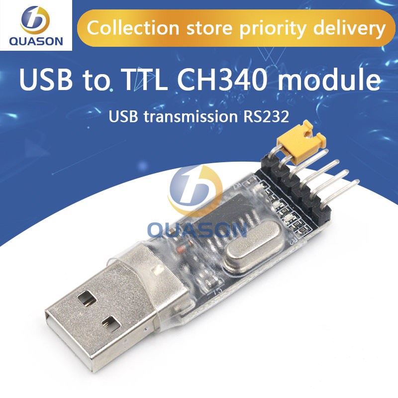 CH340 module USB to TTL CH340G upgrade download a small wire brush ...