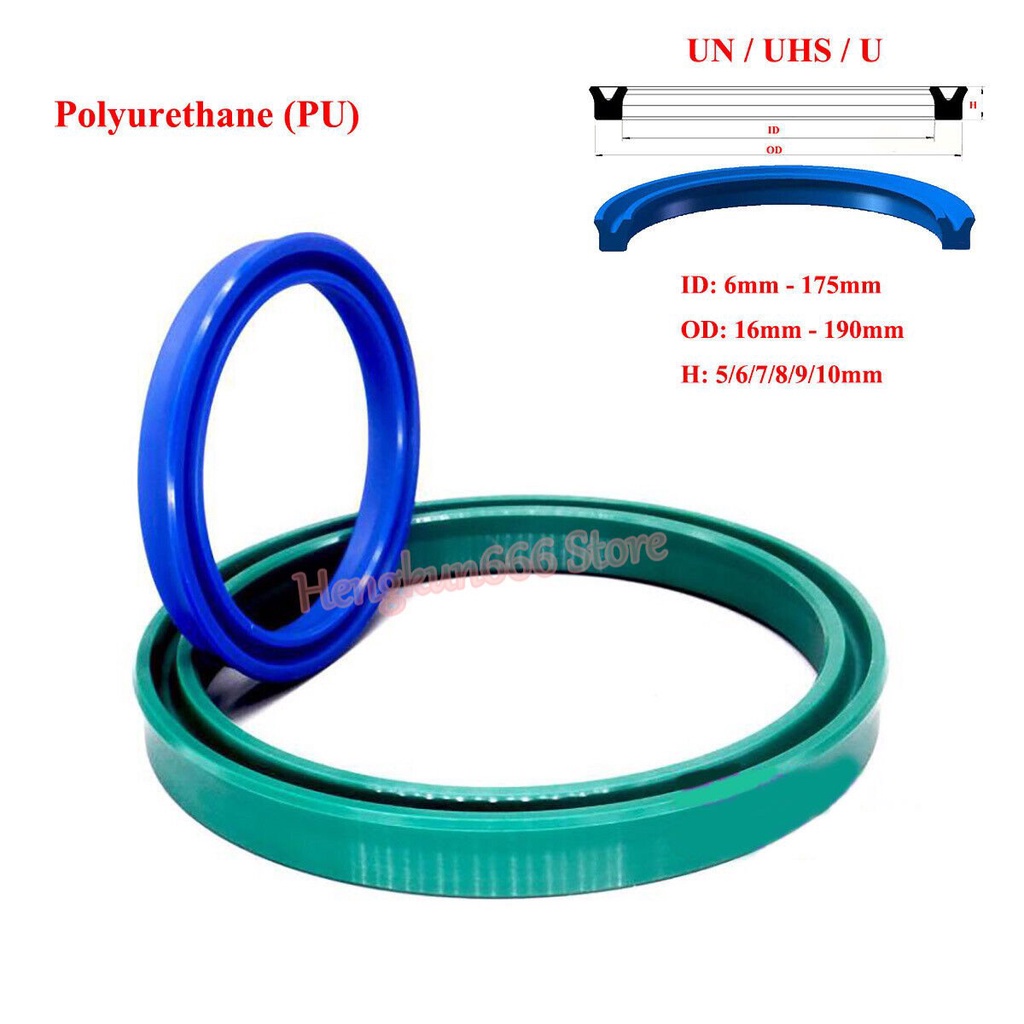 Polyurethane Hydraulic Cylinder Oil Sealing Rings Thickness 5/6/7/8/9