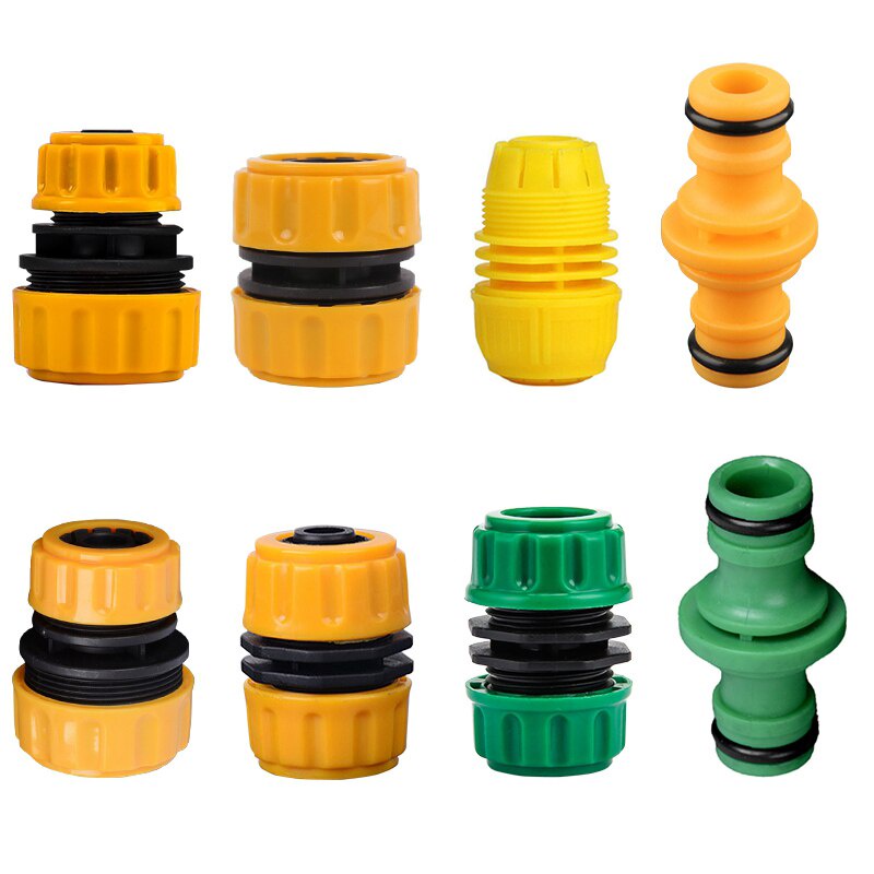 Garden Hose Quick Connector 1/2 3/4 1 Inch Plastic Pipe Tap Coupler Tap