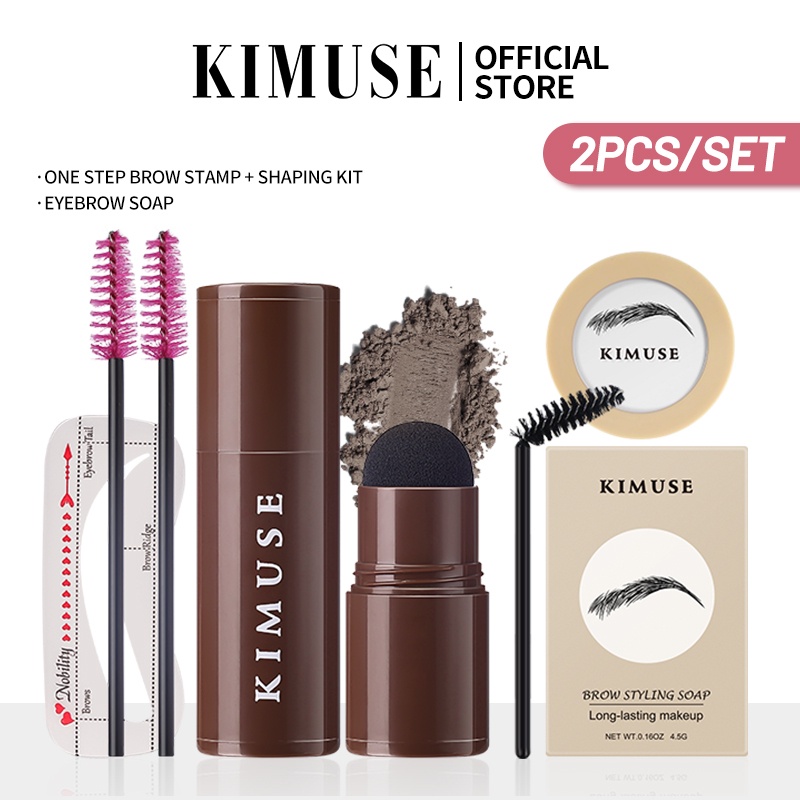 KIMUSE Eyebrow Soap Sculpt Lift Eyebrow Gel Pomade + One Step Eyebrow ...