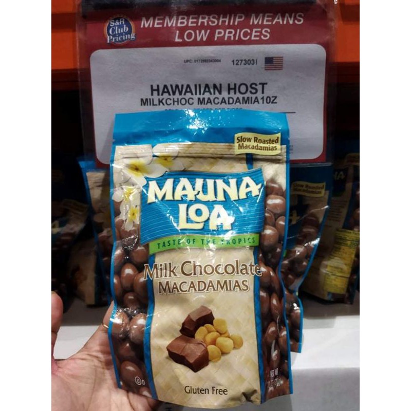 MAUNA LOA HAWAIIAN HOST, MILK CHOCOLATE MACADAMIAS (10 Oz) Shopee