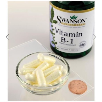 ☜Swanson Vitamin B1 Thiamin 100mg 250caps (energy And Metabolism ...