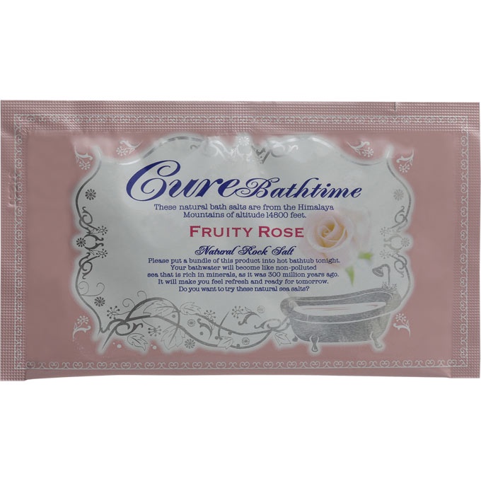 CURE Cure Bath Time Fruity Rose Fragrance 20g Individual packets general Package Shopee