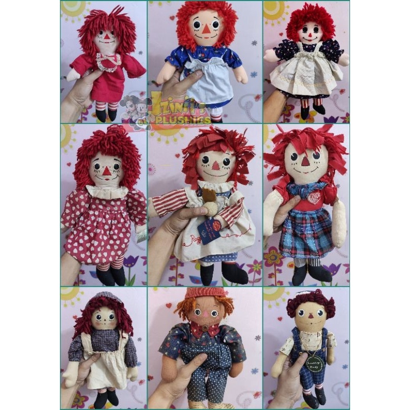 Raggedy ann and andy deals dolls for sale