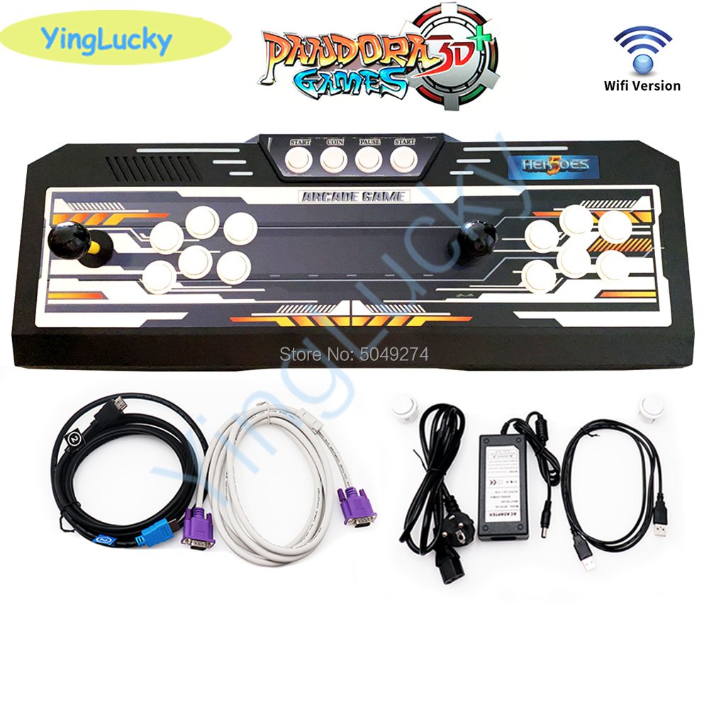 NEW Pandora Box 3D Arcade 4018 In 1 Wifi Version No Delay Joystick ...